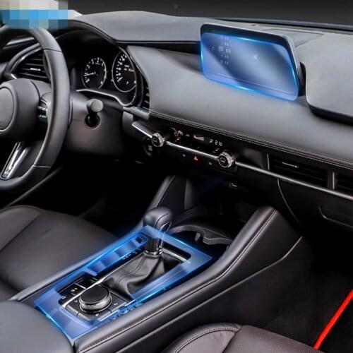 For Mazda 3 Axela 2014-2020 Car Interior Center console Transparent TPU Protective film Anti-scratch Repair film Accessories