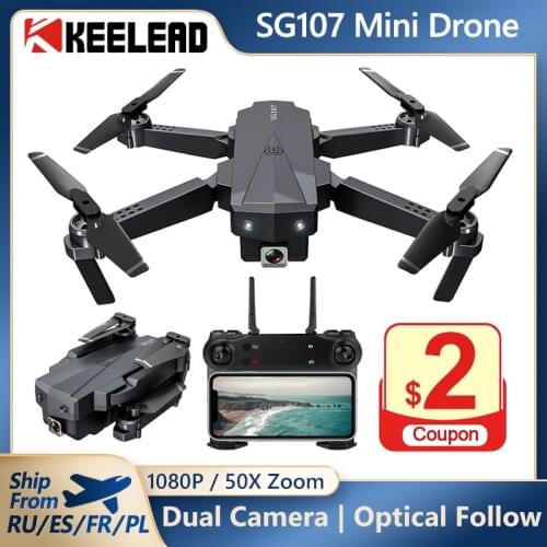 SG107 Mini Drone 4K FPV wifi camera drone Altitude Hold Folding RC Quadcopter Modular battery Gesture control dron VS E58 E68