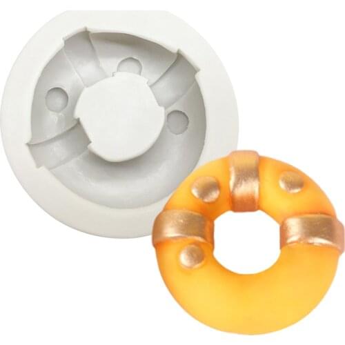 Swimming Circle Silicone Sugarcraft Mold Resin Tools Cupcake Baking Mould Fondant Cake Decorating Tools