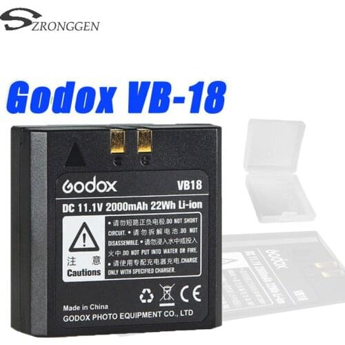 Godox VB18 DC 11.1V 2000mAh 22Wh Lithium-ion Li-ion Battery for Ving V850 V850II V860C V860N V860S V860II Flash Speedlite