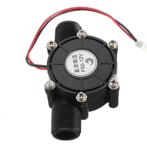 12V 10W DC Micro Hydro Generator Tap Water Flow Hydraulic Hydropower DIY Water Charging Tool Water Turbine Generator