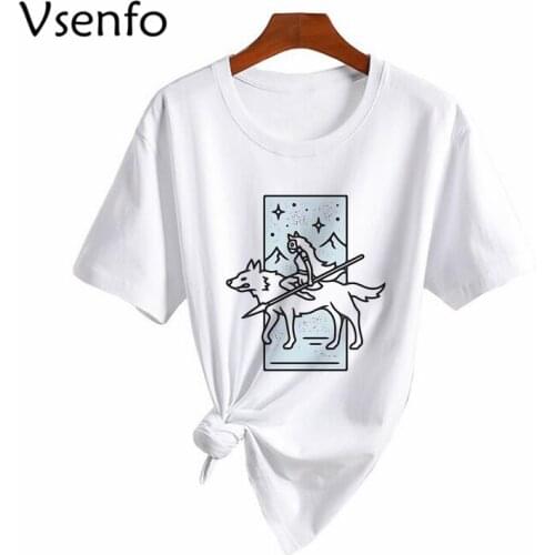 Men Clothing Princess Mononoke Tshirts Men Summer White Short-sleeved Tee Man Unisex Anime Printed Top T-shirt Graphic Tees Men