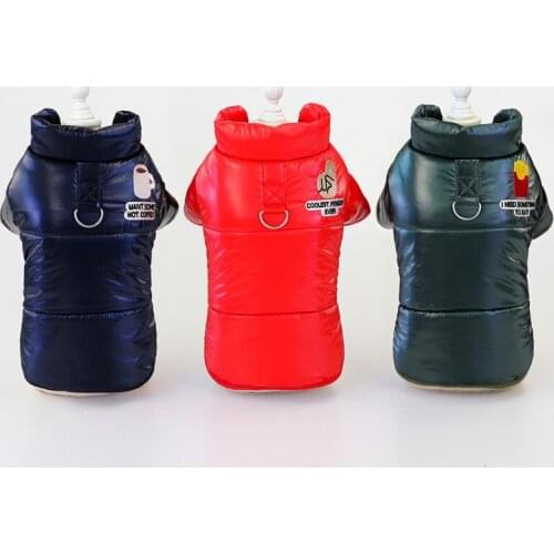 Pet Autumn And Winter Clothes Thickening Warm Jacket Sweater Jacket Coat Winter Fashion Soft For Small Dogs Chihuahua