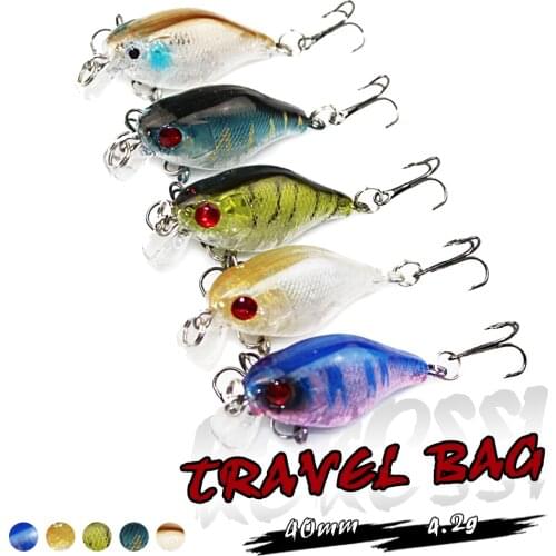 4cm 4.2g Flash Swim Fishing Lure Artificial Hard Crank Bait Wobblers japan Mini Fishing Crankbait lure Pesca