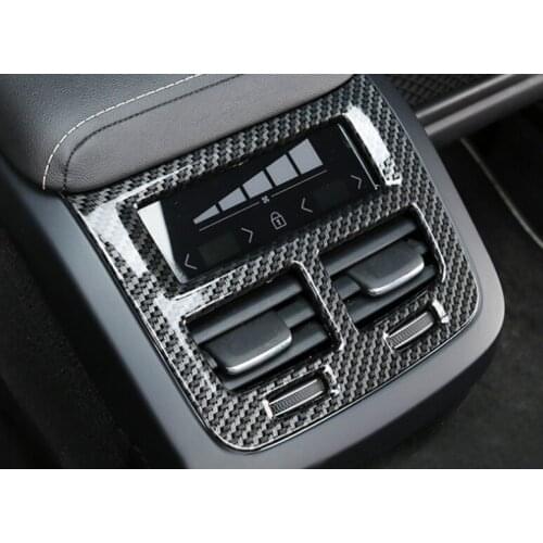 Fit for Volvo 18-20 new XC60 rear central air outlet frame decorative sticker interior modification accessories special product