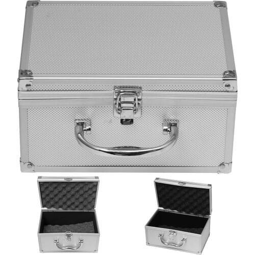 Portable Aluminum Tool Box Large Safety Equipment Toolbox Instrument Case Storage Box Suitcase Impact Resistant Case With Sponge