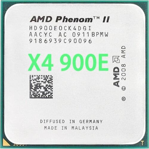 AMD Phenom II X4 900E CPU Processor Quad-CORE ( 2.4Ghz/ 6M /65W / 2000GHz ) Socket am3 am2