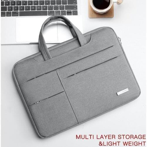 Laptop Bag 13.3 15.6 14 INCH Waterproof Notebook Bag Sleeve For Macbook Air Pro 13 15 Computer Shoulder Handbag Briefcase Bag