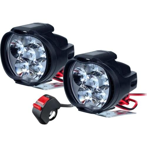 Universal Led Motorbike Bicycle Headlight with Switch Dirt Bike Head Light