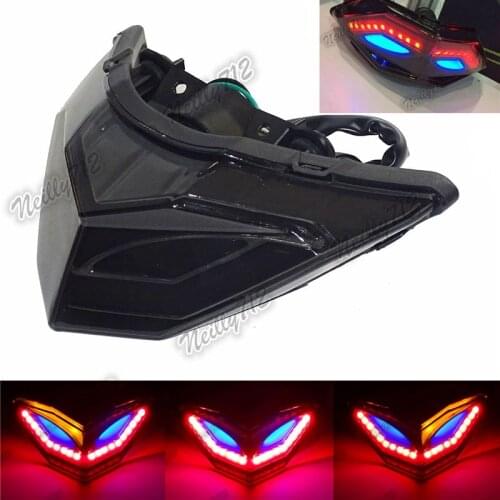 Waase For Kawasaki Ninja 250 300 EX300 2013 2014 2015 2016 2017 Rear Taillight Tail Brake Turn Signals Integrated Led Light