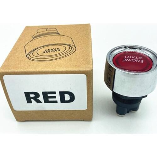 1Pc 22mm car modification engine start power button switch ignition switch 12V/24V