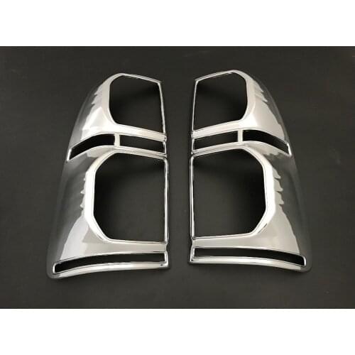 2013 For Toyota Hilux Accessories ABS Matte Black Rear Lamp Cover Tail Lamp Casing For Toyota Hilux Vigo 2012 2013 2014