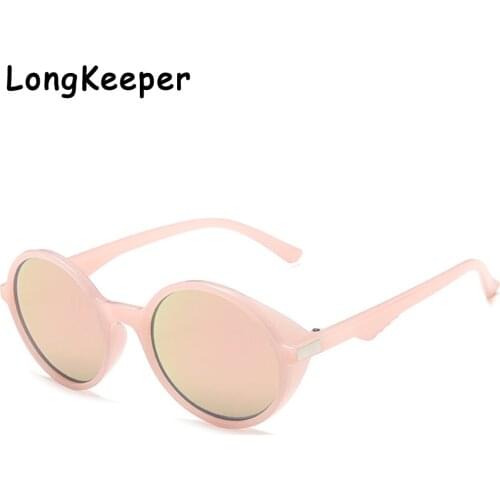 2020 Vintage Round Kids Sunglasses Brand Designer Baby Boys Girls Cute Punk Sun Glasses Retro Black Pink Eyewear Children UV400