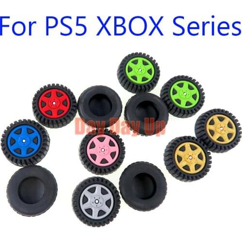 300pcs Car Wheel Tyre lThumb Stick Grip Cap Thumbstick Joystick Cover Case For Sony PS5 PS4 Slim Xbox one Series X/S Switch Pro