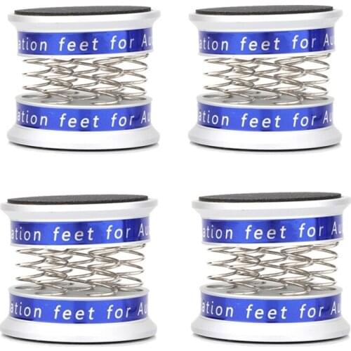4PCS Spring Speakers Spikes Isolation Stand Pad for HiFi Amplifier/Speaker/Turntable/Player