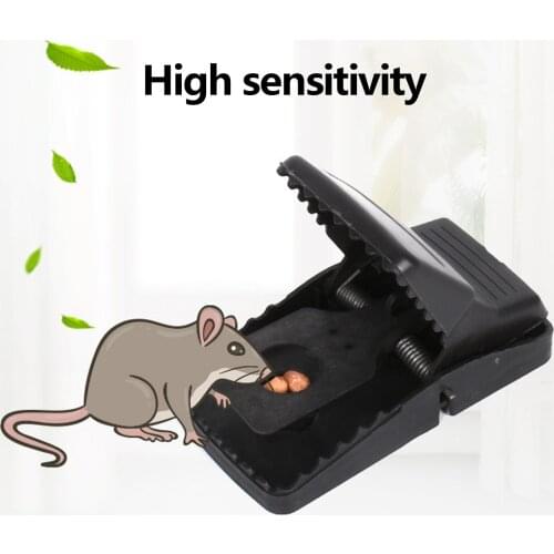 Behogar Reusable Plastic Mouse Rats Mice Trap Repellent Catcher Mousetraps with Detachable Bait Slot for Home Indoor Outdoor Use
