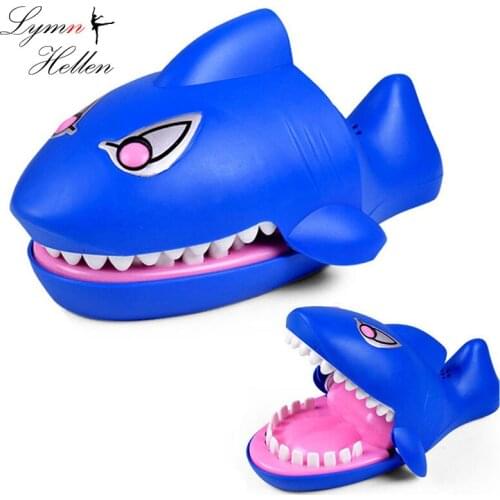 Large Shark Mouth Dentist Bite Finger Game Electric Sounded luminescent Funny Novelty Gag Toy for Kids Children Play Fun