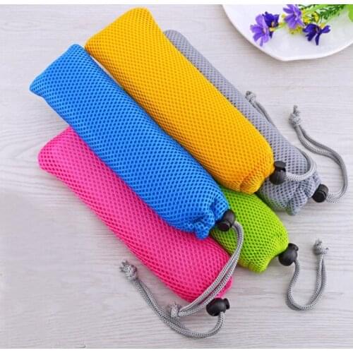 CBRL100pcs/lot drawstring mesh bag mesh laundry bag gift bag pouch custom logo for gift small tool phone jewelry