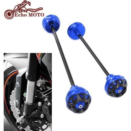 For YAMAHA YZF-R3 YZF-R25 YZF R25 R3 MT03 MT 03 MT-03 13-21 Motorcycle Front & Rear Wheel Fork Axle Sliders Cap Crash Protector