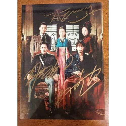 Hand signed Mr.Sunshine Lee Byung hun Kim Tae ri Yoo Yeon-seok autographed group photo 5*7 072018