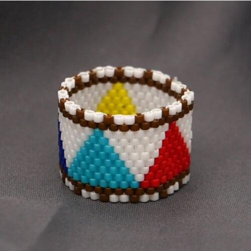 Go2boho Bohemia Miyuki Beads Rings 2021 Summer Beach Rings For Women Boho Anillos For Girl Handmade Woven Jewelry Friends Gift