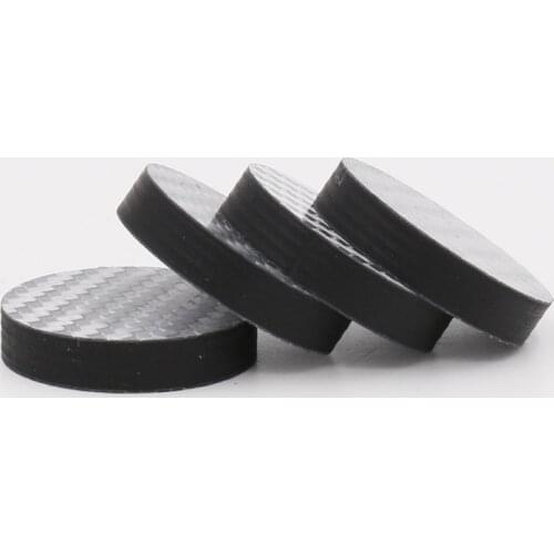 Carbon Fiber Speaker Isolation 25x5mm Spike Base Pad Shoe Feet Hifi CD
