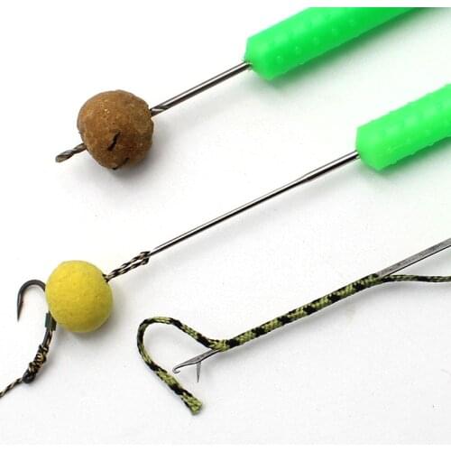 Carp fishing baiting Pop Up boilies pellet hair rigs needles drills splicing making tools Drill Rigs Loading Accessories