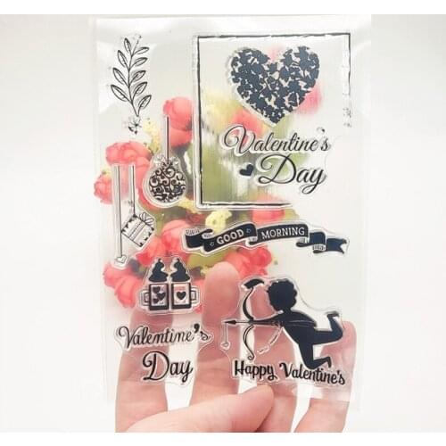 Kawaii Cupid Silicone Clear Seal Stamp DIY Scrapbooking Embossing Photo Album Decor Rubber Stamp Art Handmade Puzzle Stationery