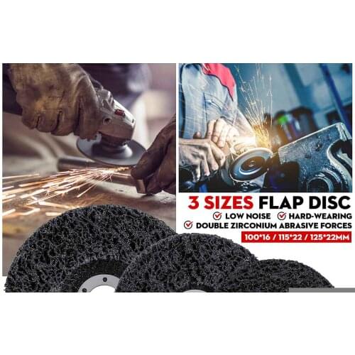 100/115/125mm tape disc polishing wheel paint rust remover cleaning grinding wheel durable angle grinder car truck motorcycle