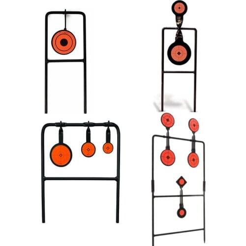 1-6 Targets Self Resetting Metal Target Set Spinning Revolver pistol Air Gun Rifle For Hunting shooting Training Accessories