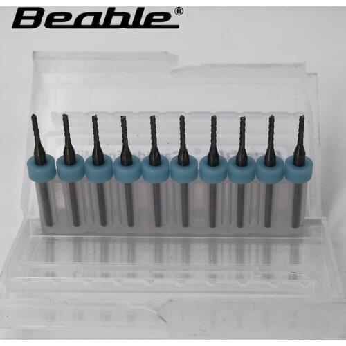 Beable carbide end mill set 2.0MM end mill Engraving machine tool Carbide PCB cutter Corn cutter