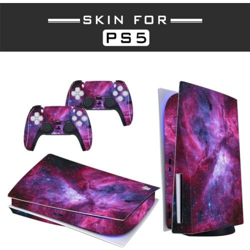 Newest Pattern PS5 Standard Disc Edition Skin Sticker Decal Cover for PlayStation 5 Console & Controllers PS5 Skin Sticker Vinyl