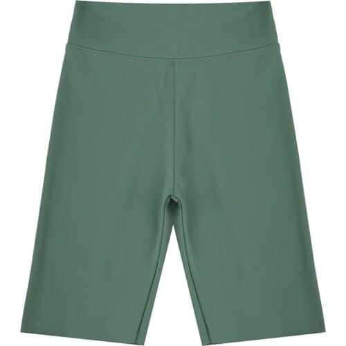 4 Colors Pure Color Kids Summer Gym Sport Yoga Shorts High Waist Stretchy Shorts Ballet Dancing Shorts Bottoms Girls Sportswear