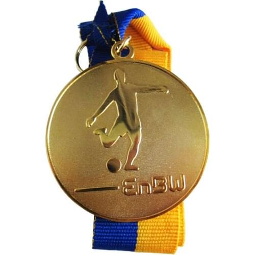 Hot Gold Plated Football Medal Trend Personality Gold Medal k200174