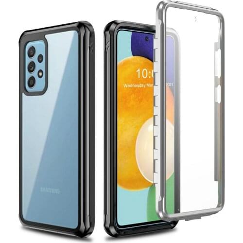 Shockproof Armor Phone Case For Samsung Galaxy A52 A 52 Full Cover Bumper For Samsung A72 A 72 Transparent Back Shell Cases