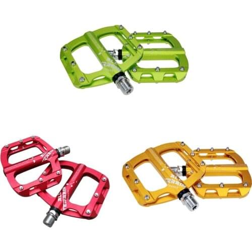 Shanmashi Bike Pedals Aluminum Bicycle Flat Pedals Outdoor Durable Pedal for Mtb Road Bike