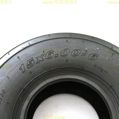 15x6.00-6 tire tyre tube Straight Rib Wheel Rim Lawn & Garden wheels 15X6-6 inch 168CC Karting Go Kart Motorcycle