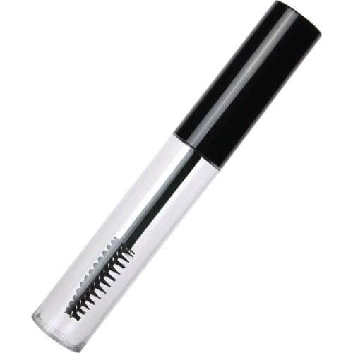 5Pcs Refillable Plastic Bottle with Eyelash Brush Stick Mascara Tubes Empty Makeup Packaging Cosmetic Sample Container 10ML