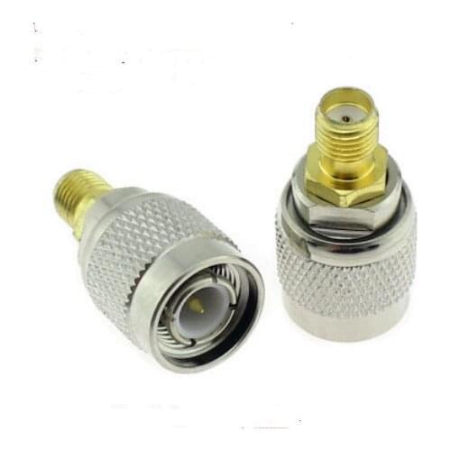 5Pcs connector TNC male to SMA female adapter RF Coaxial Kits Cover Test Coverter Adaptor