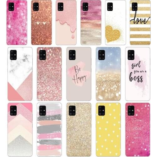 70SD Glitter Bling Powder Soft Silicone Tpu Cover phone Case for Samsung Galaxy A01 A10 A31 A40 A41 A51 A71 A70 2019