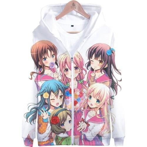 Anime Hinako Note 3D Print Autumn Winter Holiday Passionate Style Men/Women Streetwear Style Zip HIP HOP Hooded Kawaii Clothes