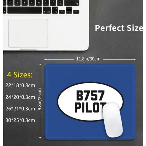 B757 Pilot — Boeing 757 Mouse Pad DIY Print Avgeek Pilot Pilot In Command Student Pilot Aviation General