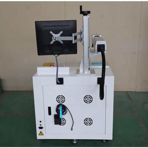 CE 20-50W Fiber Laser Marking Machine Raycus MAX IPG 110*110-300*300 Working Area for DIY Marking Metal Stainless Steel Cutter