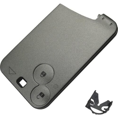 OkeyTech 1pcs/lot High Quality 2 button Remote Key Smart Car key Shell For Renault Espace Laguna 2 3 Key Card Case without blade