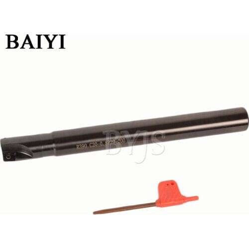 Milling cutter R390 C20-0.8R20-200 Indexable End Milling Holder Shank diameter 20mm length 200mm for insert holder