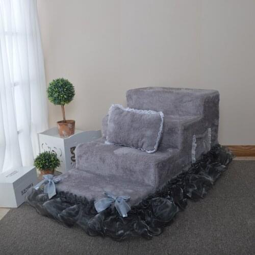 The whole removal and cleaning of the four floors stairs 38d sponge is not easy to deform coral dog stairs with waterproof layer