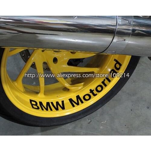 For F800GS R1200GS K1200R K1300R S1000R R1200RT Motorcycle Wheel Sticker Decal Reflective Rim Bike Suitable 21