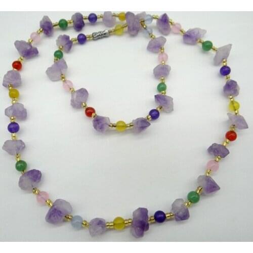 Natural stone Quartz Crystal Opal Turquoises aventurine Irregular pendant for diy Jewelry making necklace Accessories