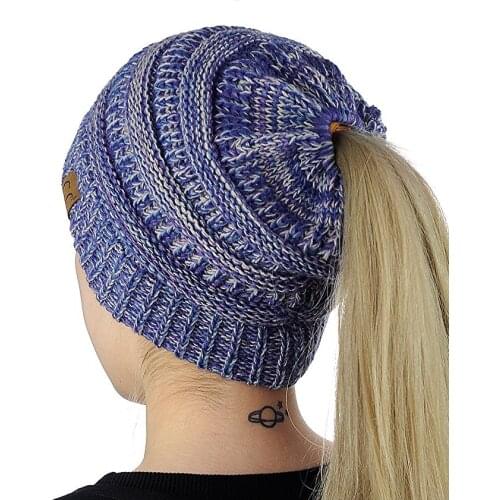 2019 New Women Winter Knitted Hat Beanies Unisex Casual Hats Caps Men Solid Hip-Hop Skullies Beanie Warm Bonnet