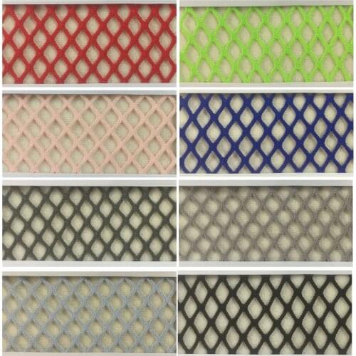 Diamond 24 Colors Mesh Fabric Net Honeycomb Trim Transparent Fishnet Multifunction Classic Knit Lining Sexy Apparel Clothing
